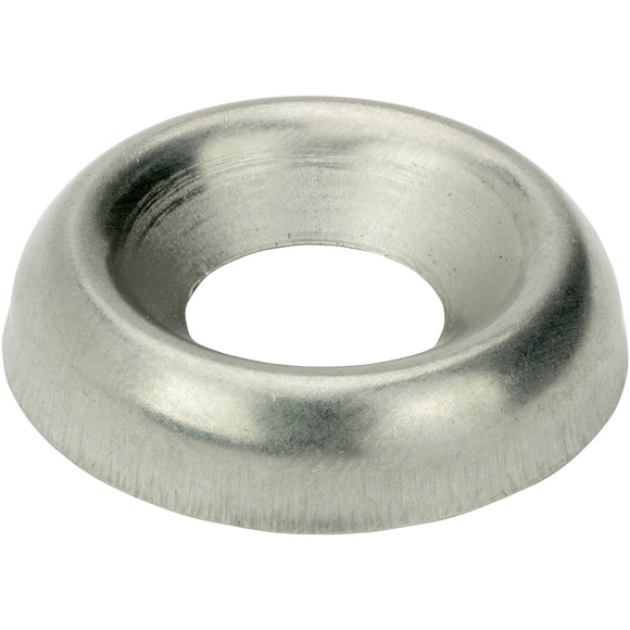 #12 Countersunk Finishing Cup Washers Stainless Steel 18-8 Qty 100 Washers Fastenere 