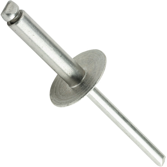 Large Flange Pop Rivets Stainless Steel 3/16